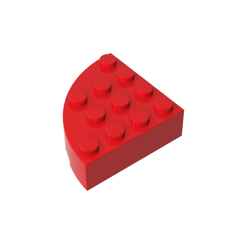 Brick Round Corner 4 x 4 Full Brick