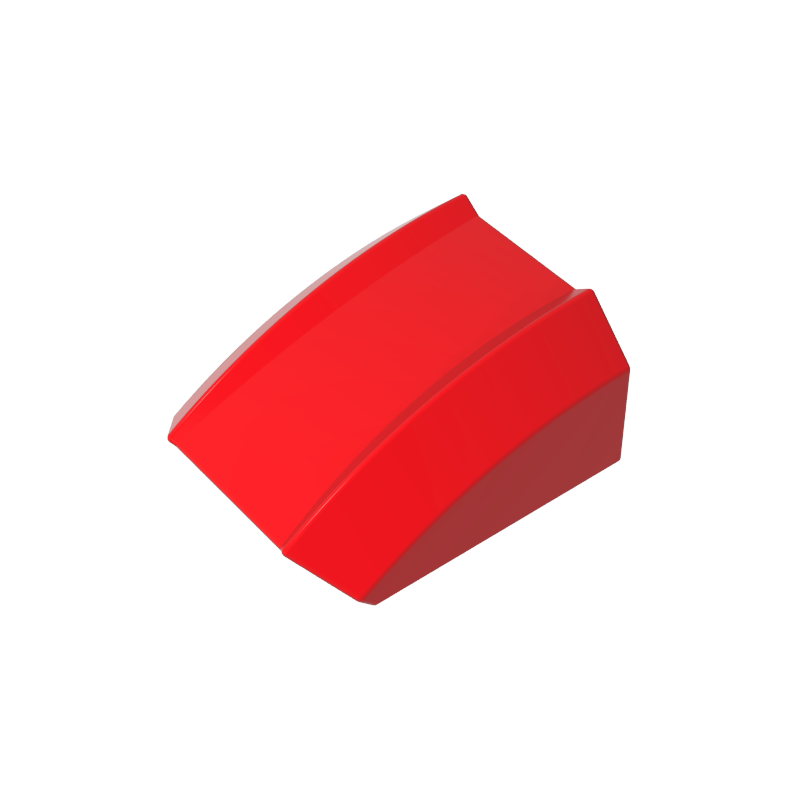 Slope Curved 2 x 2 with Lip, No Studs