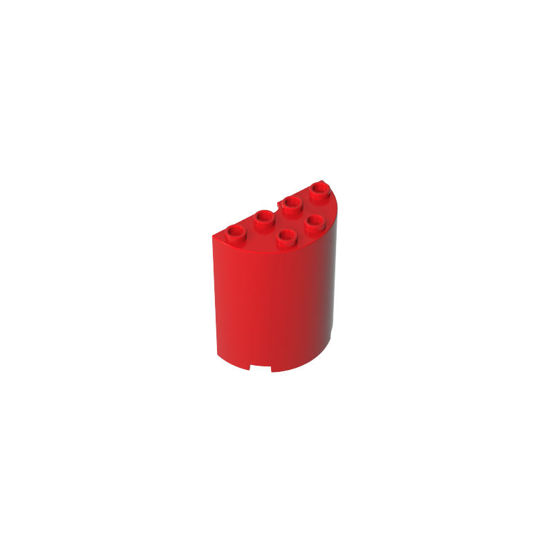 Cylinder Half 2 x 4 x 4