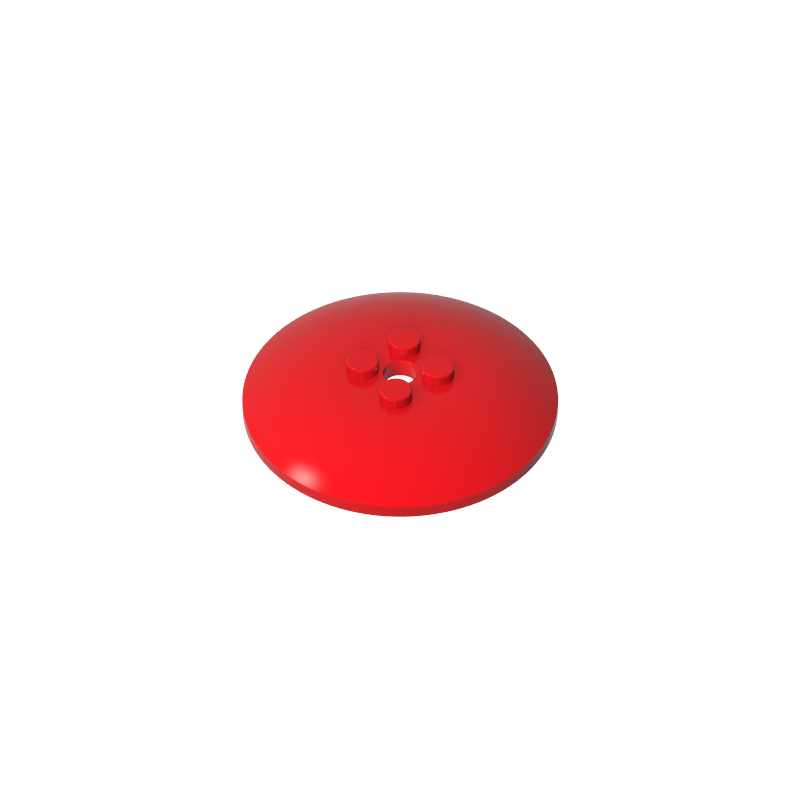 Dish 6 x 6 Inverted (Radar) with Hollow Studs