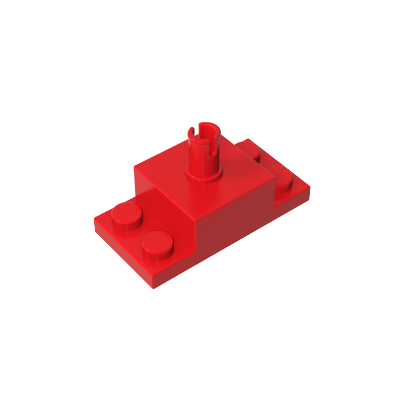 Brick Special 2 x 4, with 2 x 2 Brick with Top Pin and 1 x 2 Side Plates