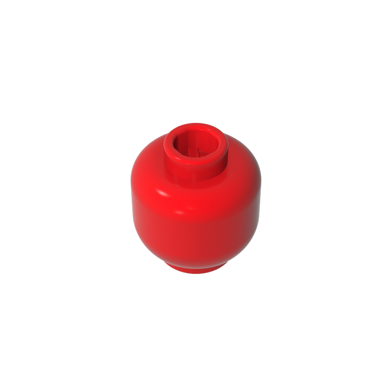 Minifig Head Plain [Blocked Open Stud]