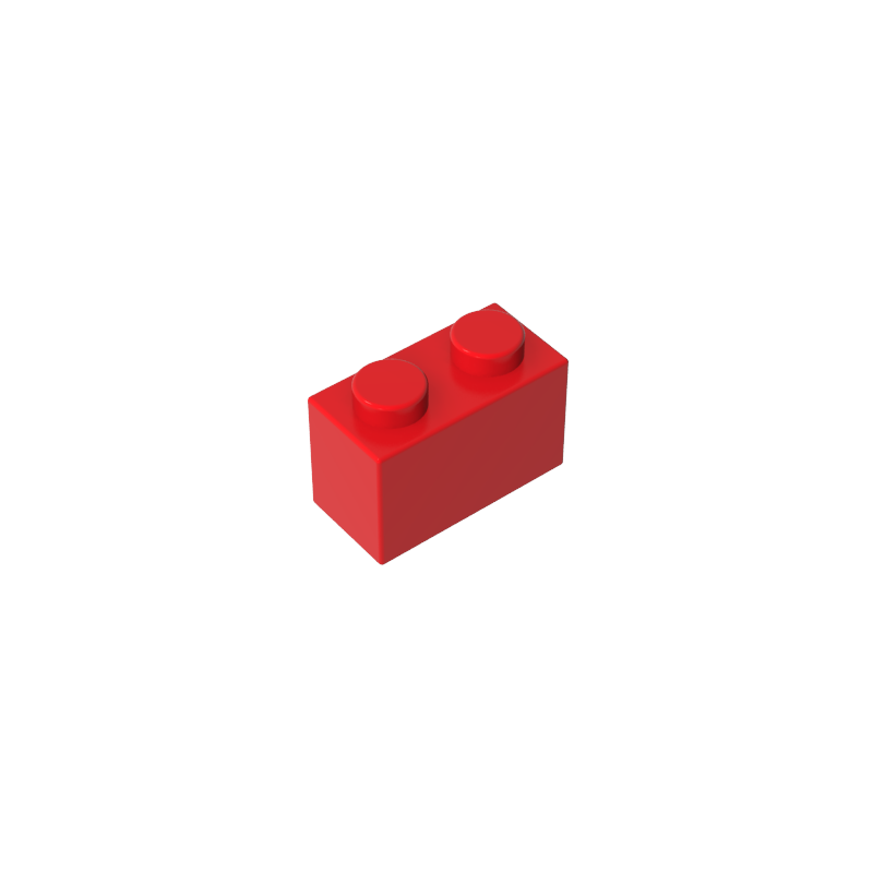 Brick 1 x 2 without Bottom Tube
