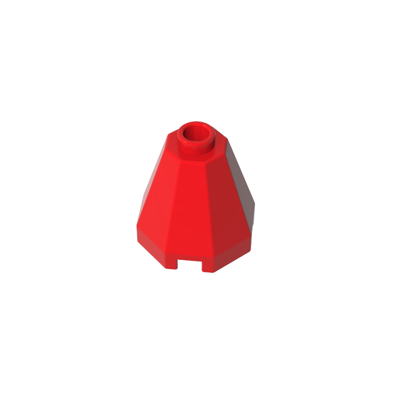Cone 2 x 2 x 1 2/3 Octagonal, Open Stud