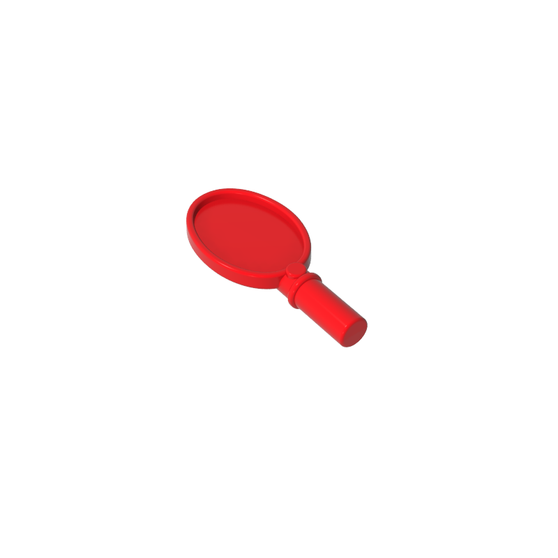 Equipment Hand Mirror with Heart on Reverse [Hair Accessory]