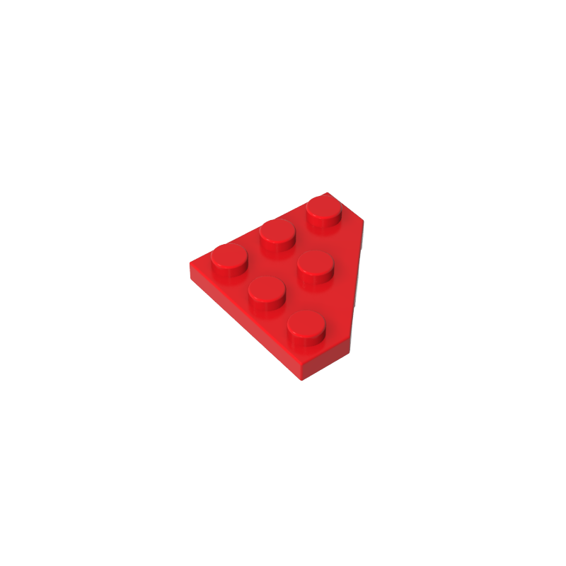 Wedge Plate 3 x 3 Cut Corner