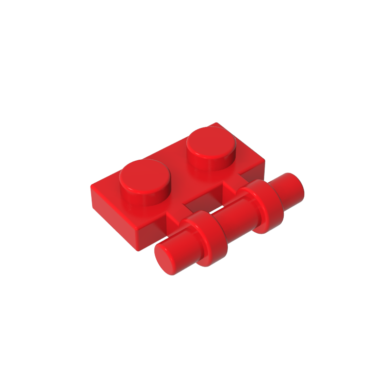 Plate Special 1 x 2 Side Handle [Free Ends]