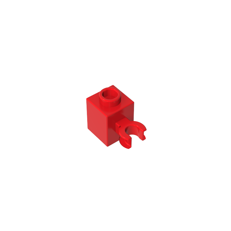 Brick Special 1 x 1 with Clip Vertical [Open O Clip, Hollow Stud]