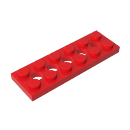Technic Plate 2 x 6 [5 Holes]