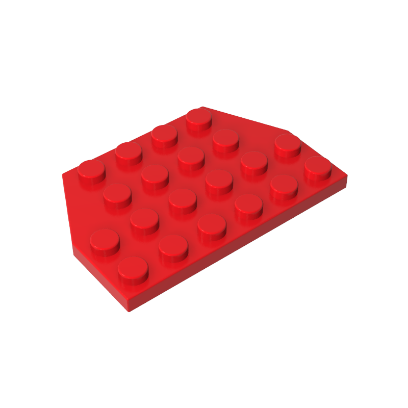 Wedge Plate 4 x 6 Cut Corners