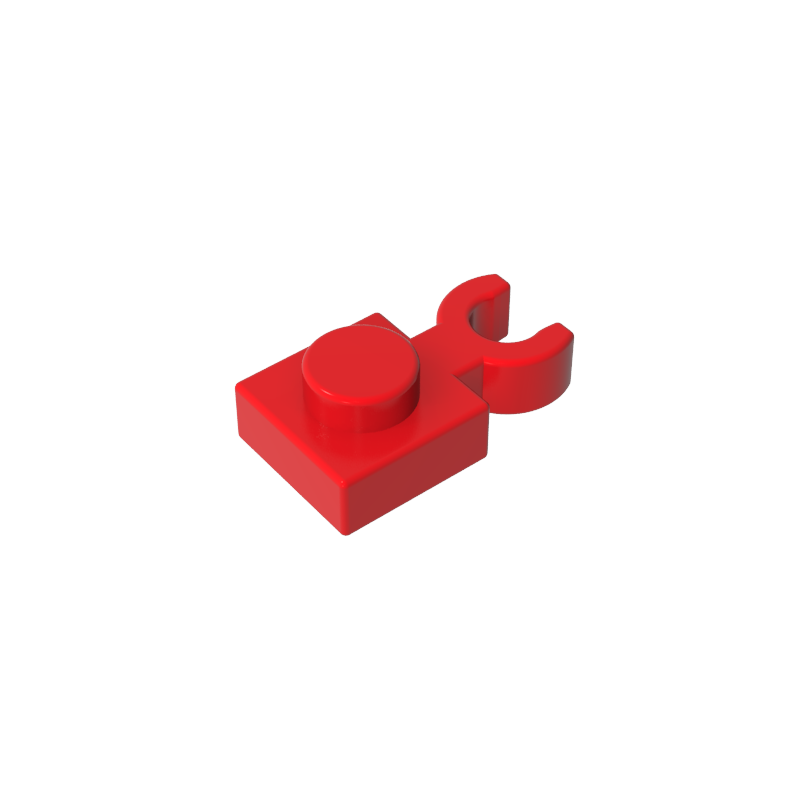 Plate Special 1 x 1 with Clip Vertical [Thick U Clip]
