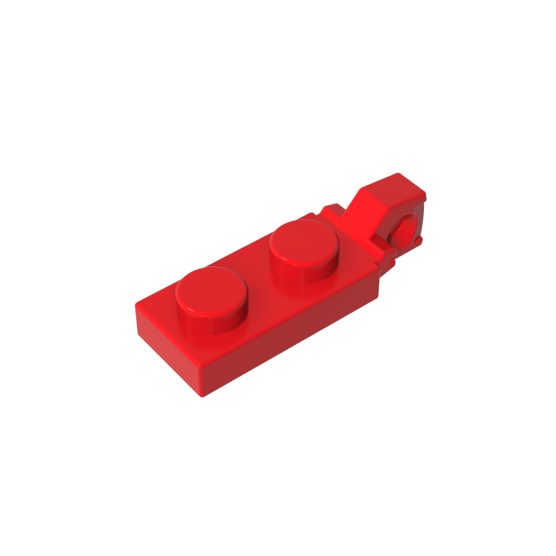 Hinge Plate 1 x 2 Locking with 1 Finger On End, without Groove