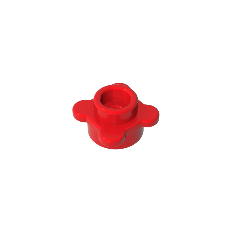 Plant, Flower, Plate Round 1 x 1 with 4 Petals