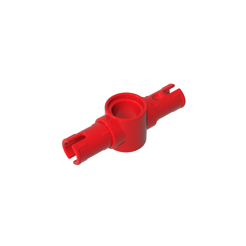 Technic Pin Connector Hub with 2 Pins with Friction Ridges Lengthwise [Big Squared Pin Holes]