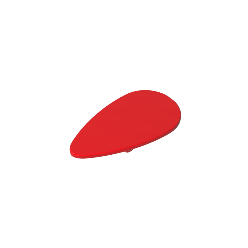 Minifig Shield Ovoid [Plain] - Color ID 10
