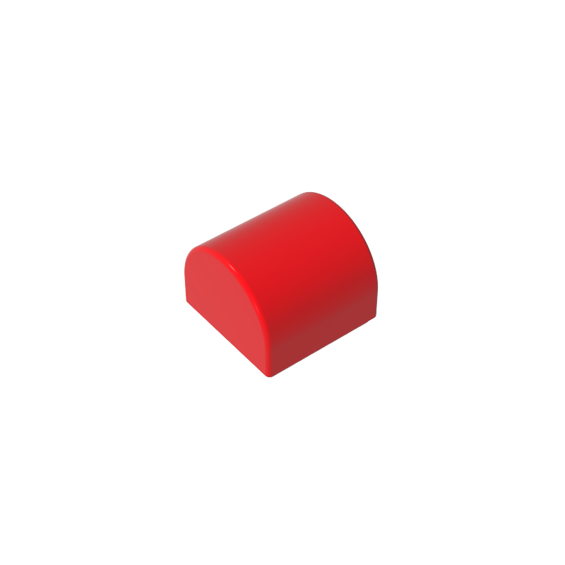Brick Curved 1 x 1 x 2/3 Double Curved Top, No Studs