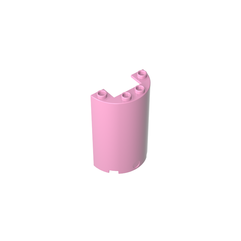 Cylinder Half 2 x 4 x 5 with 1 x 2 cutout
