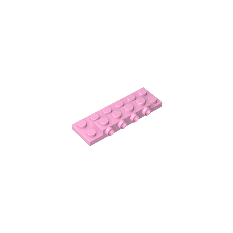 Plate Special 2 x 6 x 2/3 with 4 Studs on Side, 1 Support Wall on Bottom