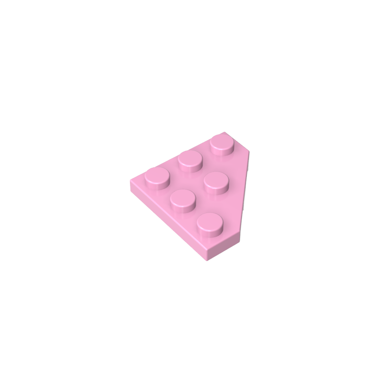 Wedge Plate 3 x 3 Cut Corner