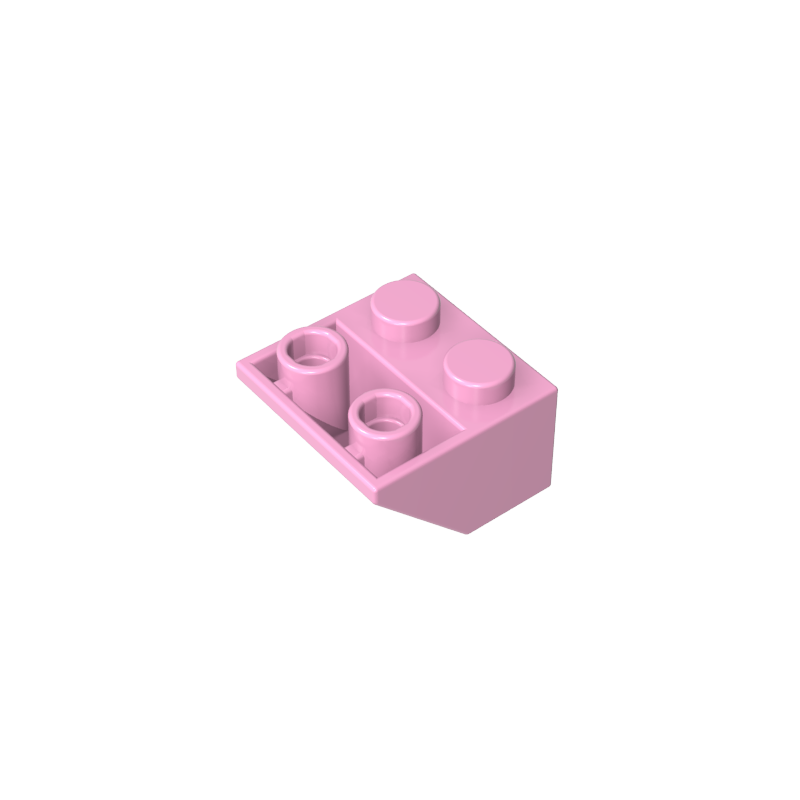 Slope Inverted 45° 2 x 2 [Ovoid Bottom Pin, Bar-sized Stud Holes]