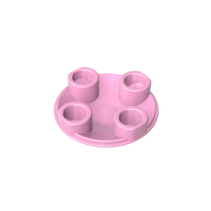 Plate Round 2 x 2 with Rounded Bottom [Boat Stud]