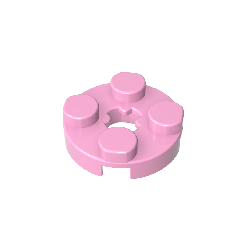 Plate Round 2 x 2 with Axle Hole Type 1 (+ Opening)