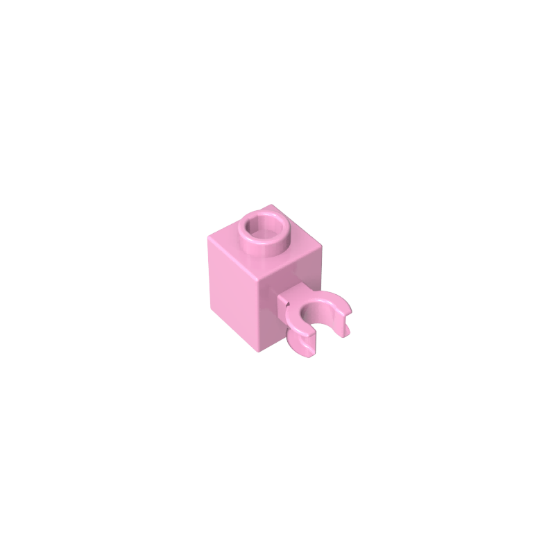Brick Special 1 x 1 with Clip Vertical [Open O Clip, Hollow Stud]