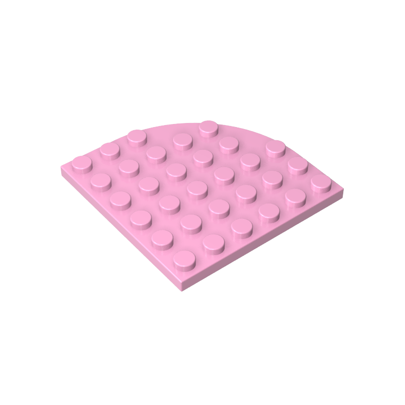 Plate Round Corner 6 x 6