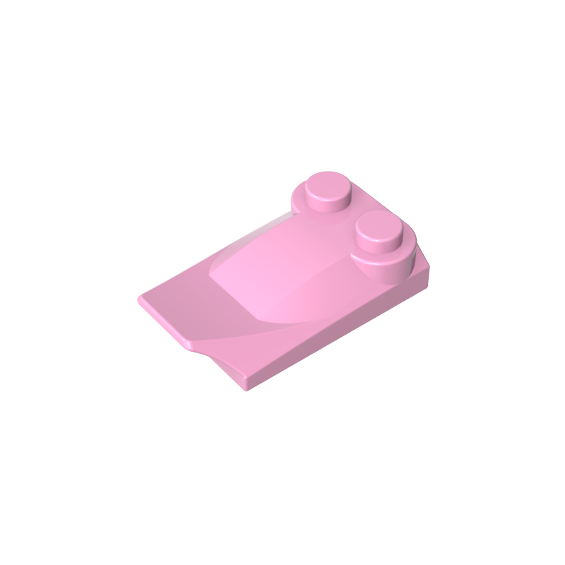 Wedge Curved 2 x 3 x 2/3 Two Studs, Wing End - Color ID 11