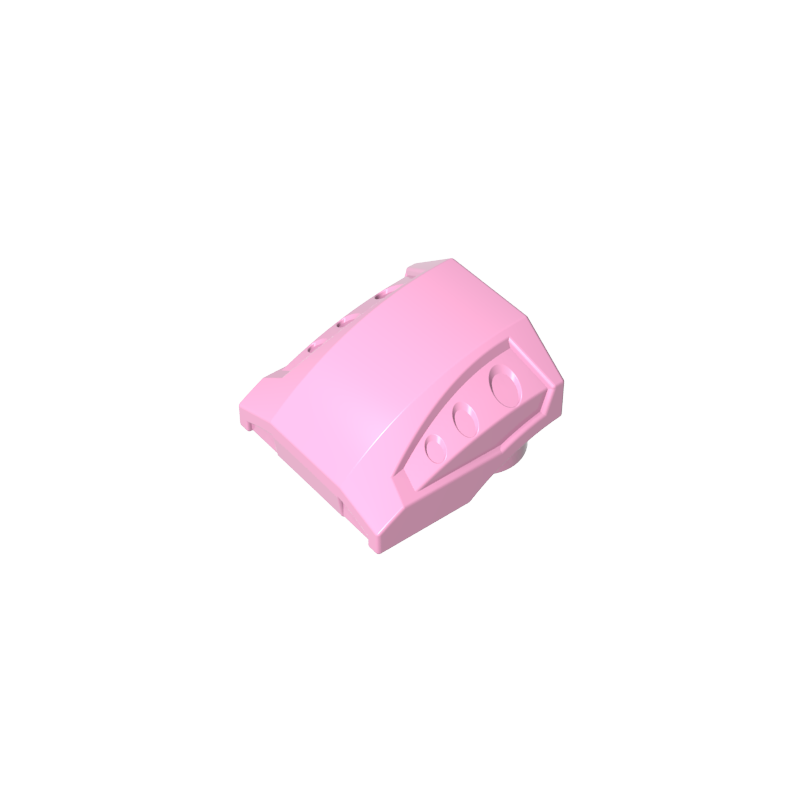 Slope Curved 2 x 2 No Studs - 3 Recessed Side Ports - Color ID 11