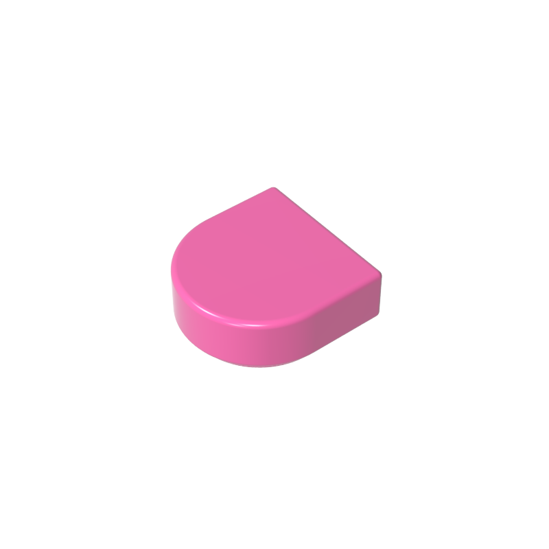 Tile 1 x 1 Half Circle