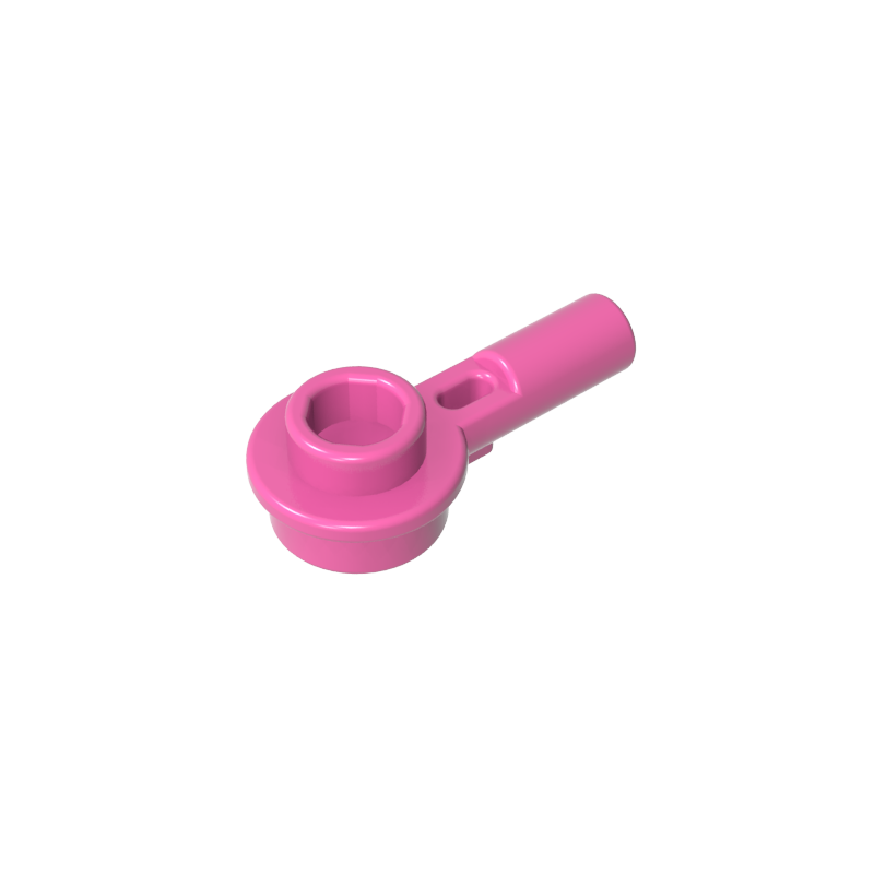 Plate Round 1 x 1 with Hollow Stud and Horizontal Bar 1L