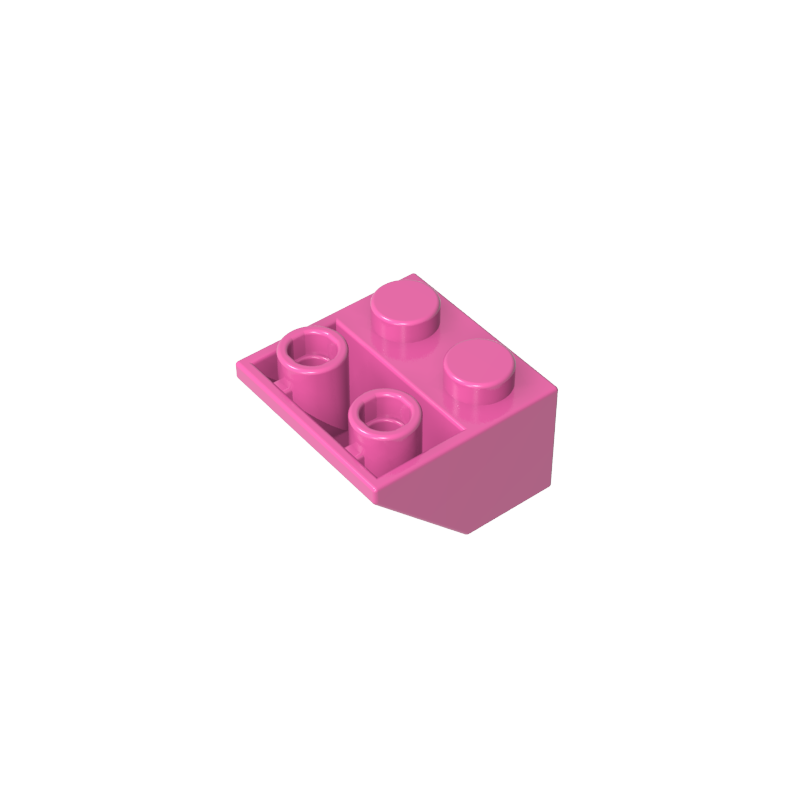 Slope Inverted 45° 2 x 2 [Ovoid Bottom Pin, Bar-sized Stud Holes]