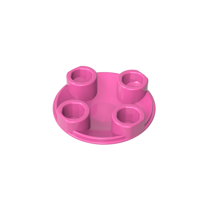 Plate Round 2 x 2 with Rounded Bottom [Boat Stud]