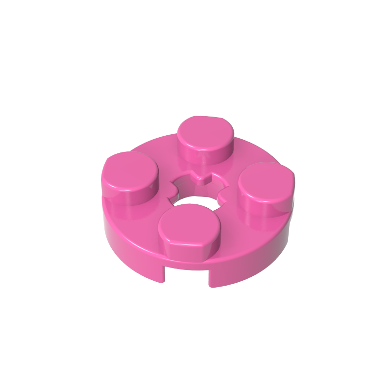 Plate Round 2 x 2 with Axle Hole Type 1 (+ Opening)