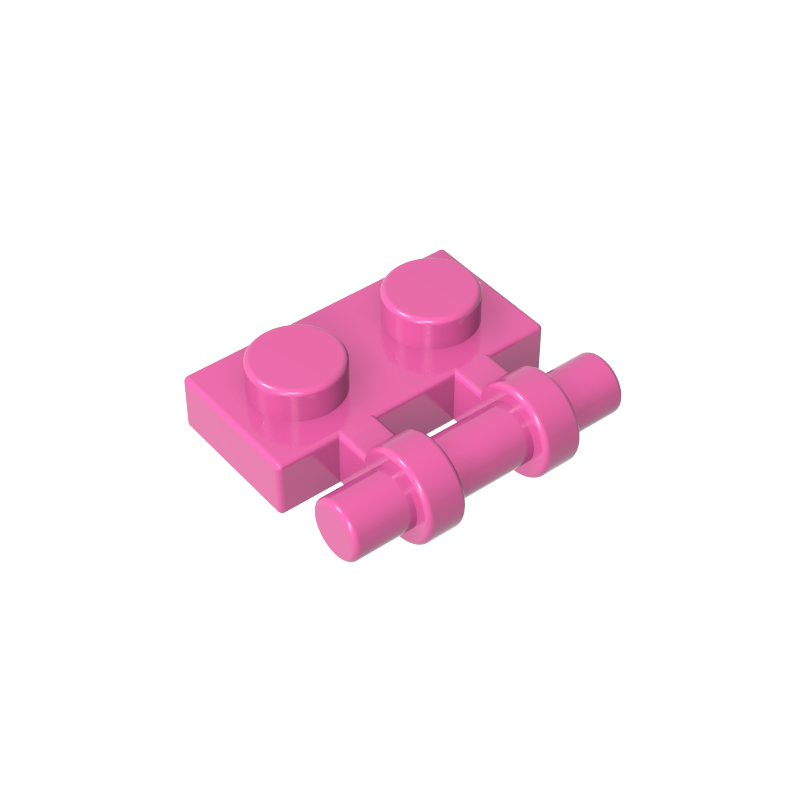 Plate Special 1 x 2 Side Handle [Free Ends]
