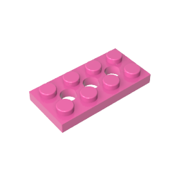 Technic Plate 2 x 4 [3 Holes]