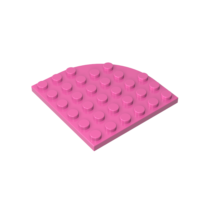 Plate Round Corner 6 x 6