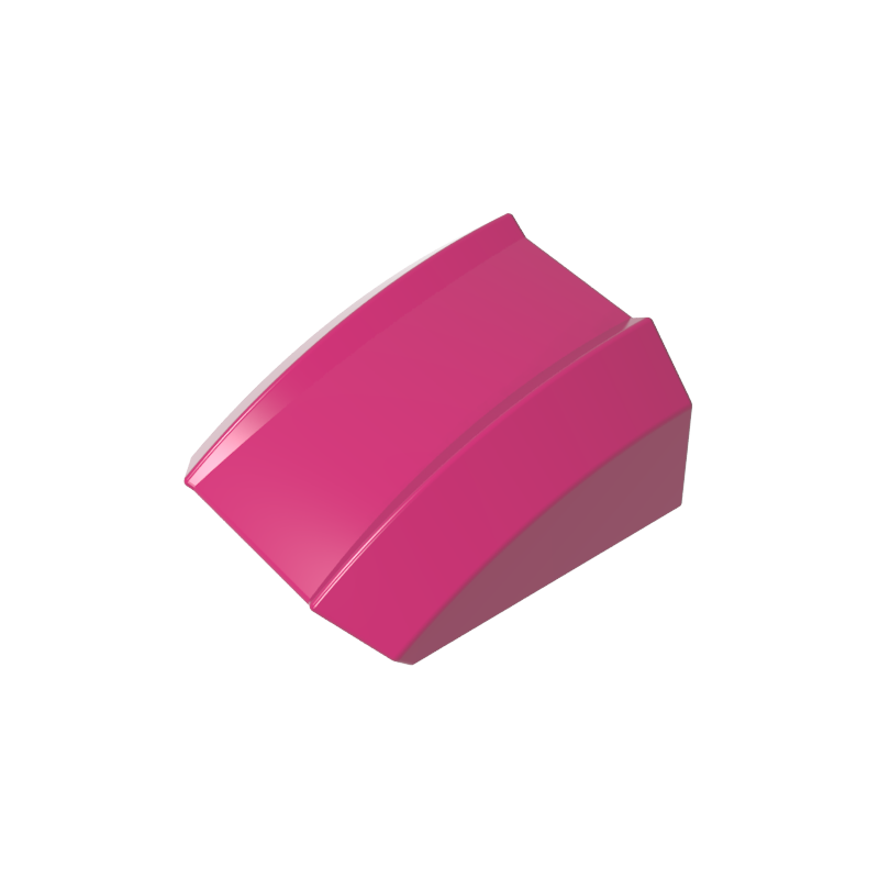 Slope Curved 2 x 2 with Lip, No Studs