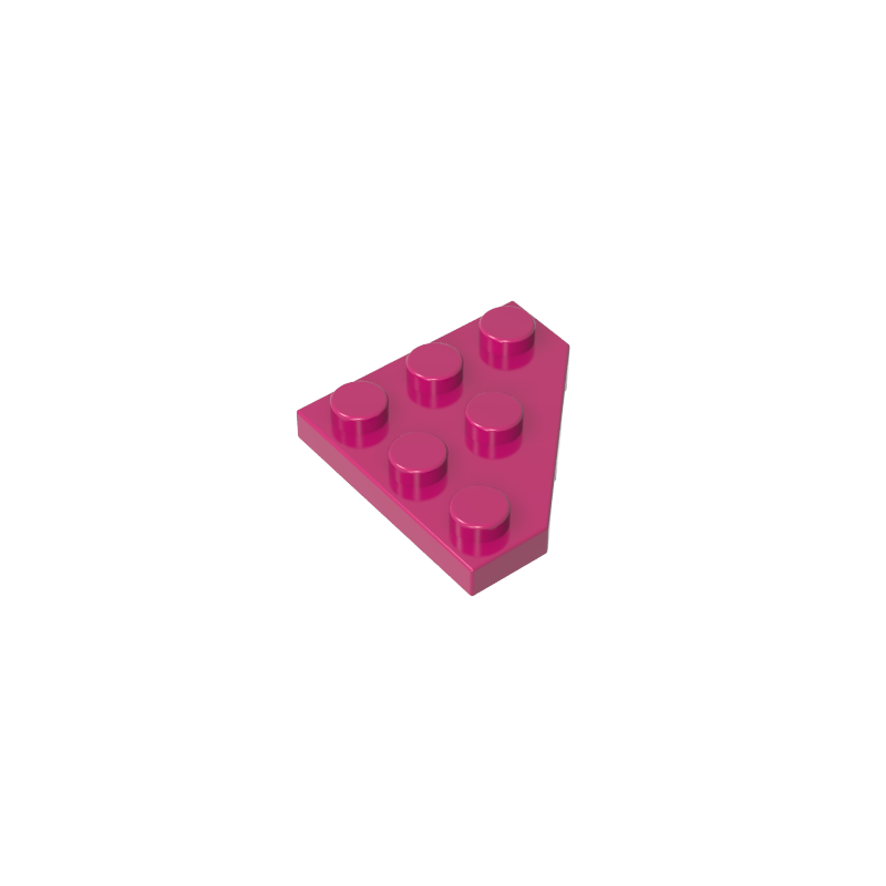 Wedge Plate 3 x 3 Cut Corner