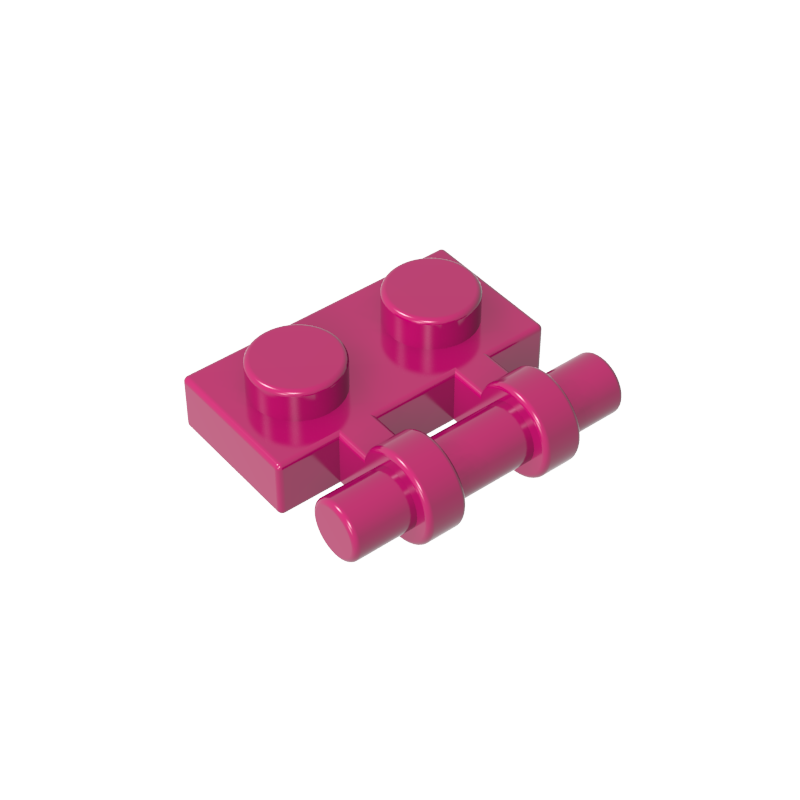 Plate Special 1 x 2 Side Handle [Free Ends]