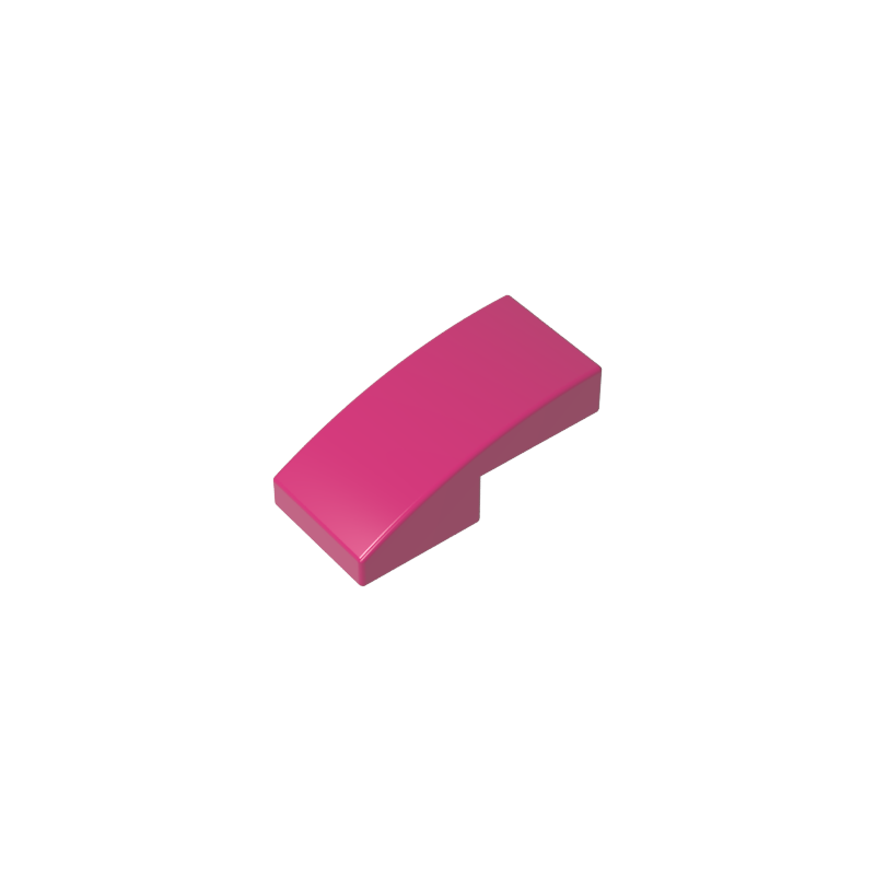 Slope Curved 2 x 1 No Studs [1/2 Bow]