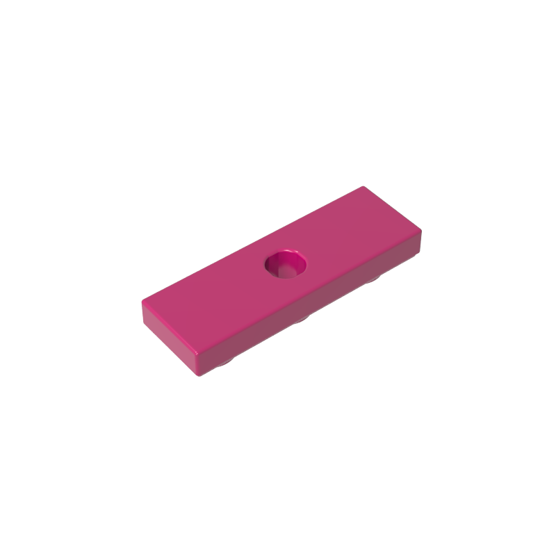 Tile Special 1 x 3 Inverted with Center Hole - Color ID 13