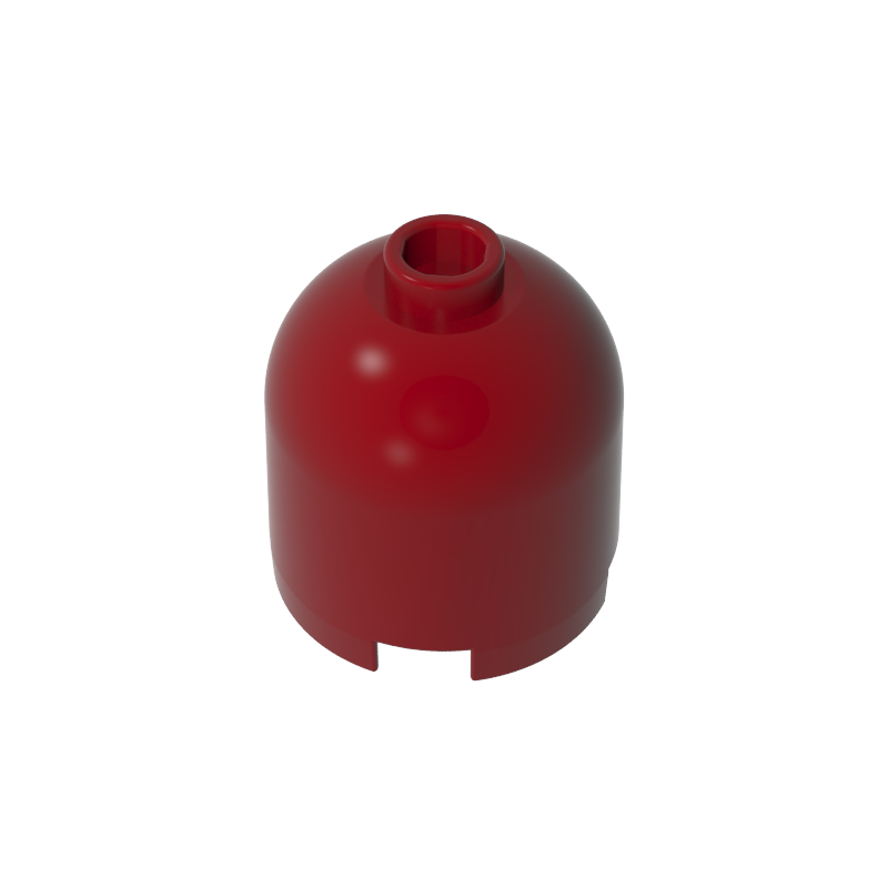 Brick Round 2 x 2 x 1 2/3 Dome Top [Hollow Stud]