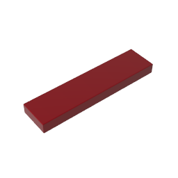 Tile 1 x 4 with Groove