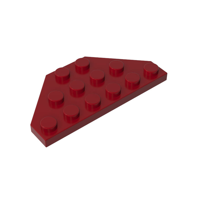 Wedge Plate 3 x 6 Cut Corners
