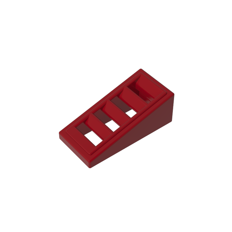 Slope 18° 2 x 1 x 2/3 with 4 Slots