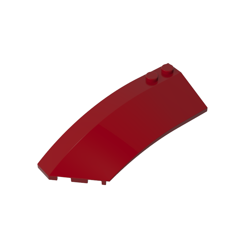 Wedge Curved 8 x 3 x 2 Open Left [Plain] - Color ID 14