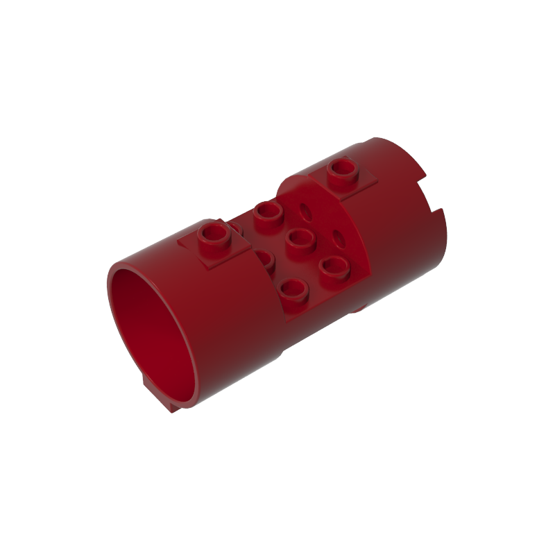 Cylinder 3 x 6 x 2 2/3 Horizontal Open Studs - Color ID 14