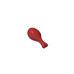 Food Turkey Drumstick [Short] - 20 mm Opening - Color ID 14